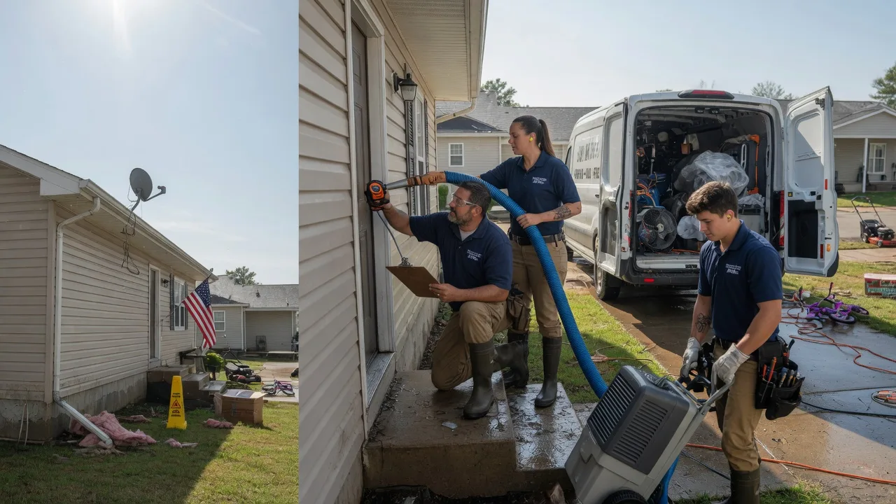 Ceiling Water Damage Restoration in Diboll, TX near me